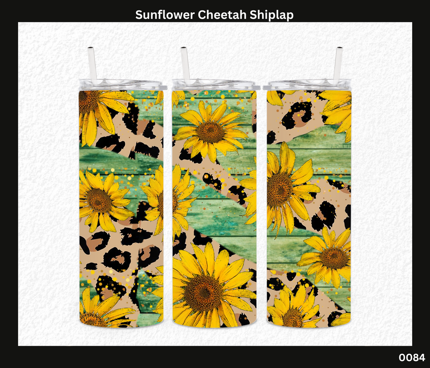Sunflower Cheetah Shiplap